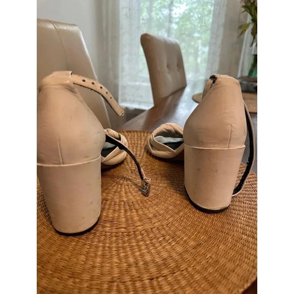 Rebecca Minkoff women’s size 8M white heels - Picture 7 of 9